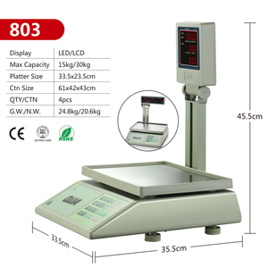 Báscula Digital de Cocina Veidt de 30 kg con Cálculo de Precio, Peso en Libras, Pantalla Dual 803 para Cocina y Tienda - Product Image 6