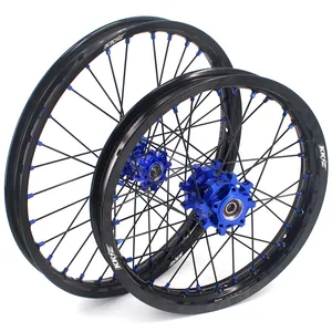 KKE Front 19inch Rear 16inch Electric Bicycle Bike Wheels Rims Set Fit On Sur Ron Light Bee X 2019-2022 Blue Hub Black Rim