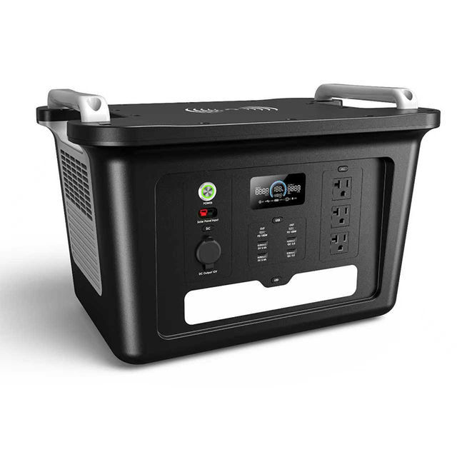 Best Selling 2000W Mobile Off Grid Solar Generator 1809Wh 2000 Watt Rechargeable Portable Power Station Free Shipping