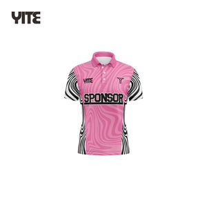 All'ingrosso polinesiano Design tribale personalizzato equipaggio sublimato Polo da <span class=keywords><strong>uomo</strong></span> strisce zebrate Golf Wear Polo Unisex - Product Image 2