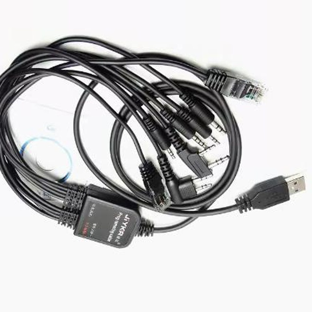 8 in 1 Coaxial USB Programming Cable RP-CB3107USB for TK3107 GM338 GP300 UV5R and so on