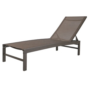 Teslin de <span class=keywords><strong>tela</strong></span> de malla de Sol de aluminio ligero sol <span class=keywords><strong>tumbona</strong></span> Ningbo tumbonas por junto a la piscina o playa - Product Image 2