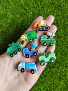 Cabochons en résine Kawaii Voiture <span class=keywords><strong>Militaire</strong></span> à dos plat pour embellissements de scrapbooking, loisirs créatifs, nœuds pour cheveux, accessoires de décoration pour coques de téléphone - Product Image 1
