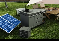 Cuisinière à Induction Solaire Portable 24V à Foyer Unique 600W Haute Puissance pour Maison, Camping-Car et Voiture - Prise US