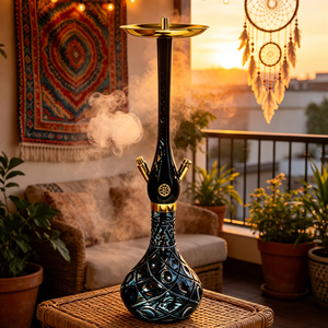 Narguile Árabe de Nuevo Diseño, Portátil, de Resina, Set de Shisha de 73CM, Lujoso Set de Shisha Rusa de Aluminio, Narguile Tipo Bolígrafo, En Stock - Product Image 6