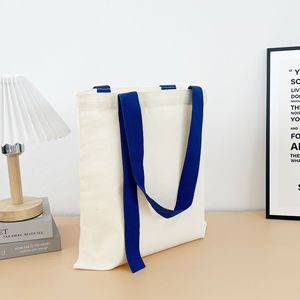 Bolsa de lona reciclable con diseño de moda y logotipo personalizado OEM, venta al por mayor de bolsos con impresión de logotipo personalizado. - Product Image 5