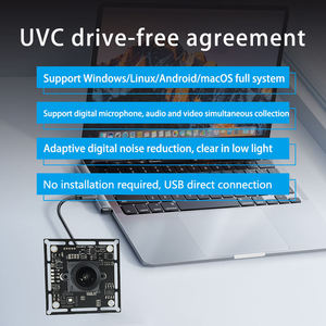 8MP 4K USB2.0 Camera Module 95° Wide Angle UVC Plug and Play DMIC Microphone 3840x2160 Resolution - Product Image 4