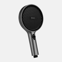 Nouvelle pomme de douche à main avec design en nid d'abeille, couvercle détachable, pluie/brouillard/flux d'eau, style élégant et unique
