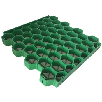 Hdpe pavimentador de grama para estacionamento, verde preto cor grama pavimentador de grama de plástico