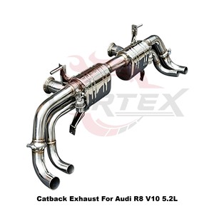 Vortex Aggressive Sport Sound Stainless Steel <b>Exhaust</b> System For Audi R8 V10 5.2L 2018-2023 Performance Tuning - Product Image 3
