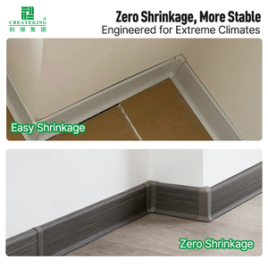 Rodapié de PVC SPC de 70 mm de Primera Calidad, Moderno, Duradero y Ecológico, Ideal para Pisos SPC LVT, Hospitales y Escuelas - Product Image 4