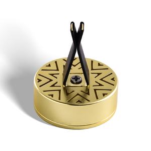 Unbreakable Luxury Soft Enamel Red Color Round Metal Car <b>Diffuser</b> - Product Image 4