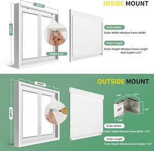نوافذ فرنسية ذكية عالية الجودة سهلة التركيب ديكور منزلي يومي تصميم داخلي ستائر ظلال نحل آلية - Product Image 6
