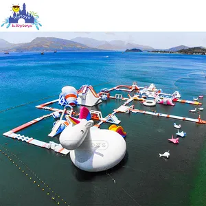 Le fabricant Lilytoys conçoit librement le plus grand jeu de sport de parc <span class=keywords><strong>aquatique</strong></span> flottant en mer pour adultes et enfants - Product Image 1