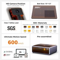 Grabador Láser de Semiconductores de 10W para Falcon A1, Nuevo Diseño Totalmente Cerrado, Alta Compatibilidad, Velocidad de 600 mm/s, Precisión en Plástico y Papel