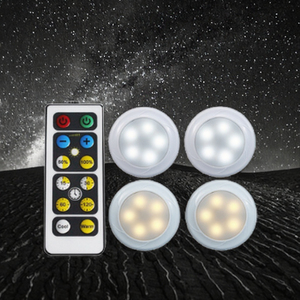 Luz de pared <span class=keywords><strong>LED</strong></span> moderna para el hogar de 4 piezas y lámparas de mesa Luz nocturna alimentada por batería con <span class=keywords><strong>control</strong></span> táctil para dormitorio y sala de estar - Product Image 2