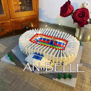 प्रसिद्ध Architechtures फुटबॉल स्टेडियम ब्लॉक मॉडल यूरोपीय संघ निर्माण ब्रिटेन स्पेन इटली जर्मनी फुटबॉल प्रशंसकों स्मारिका - Product Image 4