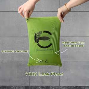 Bolsas Compostables y Biodegradables para Excremento de Perro Huamaohengchun, 270 Unidades, Aptas para Vertederos, Impermeables, Duraderas, Fáciles de Abrir, Sin Perfume - Product Image 5