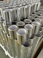 Ruban adhésif en aluminium sans revêtement pour conduits HVAC, pour plaques d'évaporateur de réfrigérateur et ruban isolant réfléchissant en aluminium