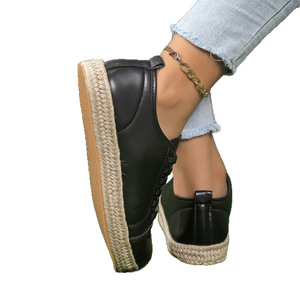 Baskets Espadrilles Montantes Grande Taille pour Femmes, Chaussures Décontractées Polyvalentes Printemps Automne, Respirantes et Rehaussantes - Product Image 6