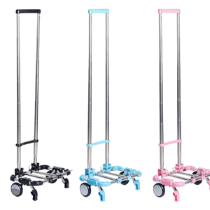 Carrito de Mano Plegable Portátil Mini de Acero Inoxidable para Camping al Aire Libre, Precio de Fábrica en China - Product Image 1