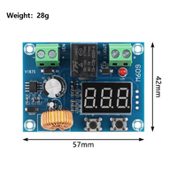 Module de protection contre les surtensions CC XH-M609 pour batterie au lithium avec déconnexion en cas de sous-tension et de faible puissance, fabriqué en Chine