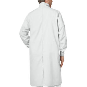 เสื้อโค้ทสำหรับโรงพยาบาลเนื้อนุ่มปรับแต่งได้สำหรับผู้ชายเสื้อโค้ทสำหรับหมอพยาบาลพิมพ์โลโก้เวียดนาม - Product Image 3