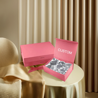 Boîtes à perruque en satin avec logo personnalisé Emballage cosmétique de luxe pour extensions de cheveux Boîtes de rangement personnalisées doublées de satin de soie