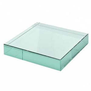Fermalibro in Vetro Verde 80x80x12 mm Porta Lettere - Product Image 2