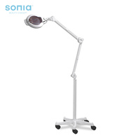 Fabricant d'instruments de beauté Lampe cosmétique LED professionnelle de type vertical avec base pour salons de beauté