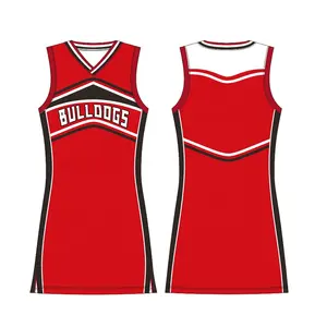 Wholesales Custom Sublimation Cheerleading Uniform Ladies High School Cheer Girl Cheerleading Uniform