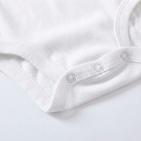 OEM ODM Combinaison pour bébé nouveau-né 100% coton biologique, manches courtes, boutons pression, style anglais, imprimé personnalisé, vêtements pour enfants et nourrissons