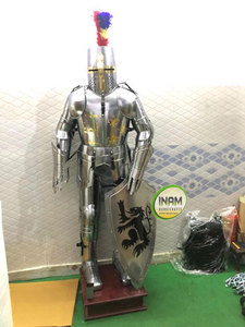 INAM'S ชุดเกราะเหล็กโบราณทำมือสวยงามและดีไซเนอร์ขนาดเต็ม - Product Image 2