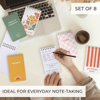 Carnets spirales esthétiques personnalisables avec couverture en cuir/PVC et pages lignées pour femmes - Restez organisé et faites vos listes