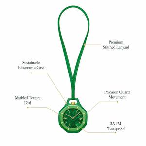 นาฬิกา Sparktime Green Octagon Resin  วัสดุไบโอเซรามิก ABS ขนาด 40 มม. ระบบอนาล็อก ควอตซ์  สำหรับทุกเพศ ดีไซน์หรูหราทันสมัย  เข็มเรืองแสง  หน้าปัดกระจกมิเนอรัล - Product Image 2