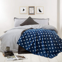 Couverture polaire à carreaux à motif personnalisé pour la fête du Offre Spéciale Couverture polaire imprimée pour une utilisation hivernale sur canapé ou canapé