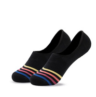 Calcetines cortos invisibles antideslizantes de bambú, coloridos, para hombre, venta al por mayor