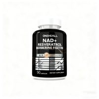 Capsules NAD+ de haute qualité 18 en 1 Trans Resveratrol Quercetin Complément alimentaire Antioxydant Compléments alimentaires pour la santé Capsules NAD