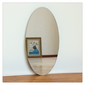 Clear Long Decor Modern Dance Studio Gold <b>Black</b> Iron Frame Hexagon Fitting Home Decor Aluminum Alloy Mirrors Type Sheets Tiles - Product Image 6