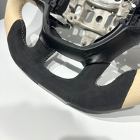 Volant sport en fibre de carbone mate personnalisé haut de gamme pour Dodge Ram 1500 Rebel 2500 3500 4500 5500 SRT TRX RHO Pickup