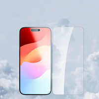Pour iPhone 17 Pro Max étui de protection d'écran amical anti-rayures sans bulles verre trempé ultra résistant pour iPhone 17 Air