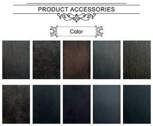 Article populaire : Portes d'entrée en fer forgé pour patio extérieur, modèles de portes simples, qualité garantie, portes d'entrée françaises, portes françaises en fer avec verre. - Product Image 6