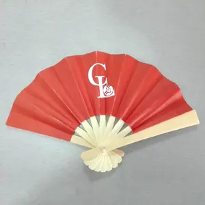 Mini folding hand fan with plastic frame or wooden frame or bambo frame