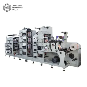 FPL320-8 Mesin Press Label Otomatis, Mesin Press Flexographic Flexo Otomatis Label Harga MURAH 1 2 3 4 5 6 7 8 Warna