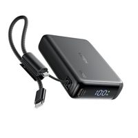 LISEN 2026 Nouvelle Mini Batterie Externe de Poche 10000mAh Portable 45W Charge Rapide Affichage Numérique pour Téléphone Portable Voyage en Avion Bureau