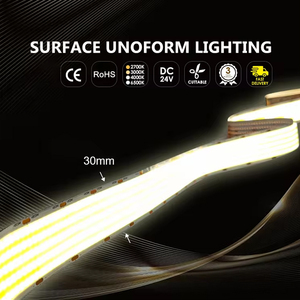 Chất lượng cao 1600LEDs/M 30 mét linh hoạt COB <span class=keywords><strong>Strip</strong></span>-5 rows DC 24V IP20 không thấm nước <span class=keywords><strong>LED</strong></span> dải ánh sáng - Product Image 6