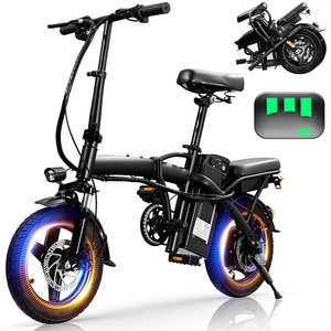 Bicicleta Eléctrica Plegable Mini con Batería de Litio y Motor en la Rueda Trasera, Alcance de 28 km, Programas OEM/ODM para Distribuidores Globales - Product Image 1