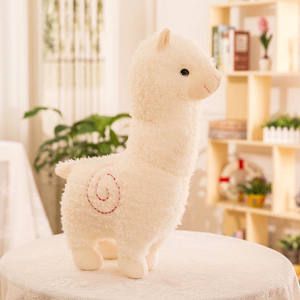 Boneka Alpaca Plush 28 cm Grosir, Mainan Bantal Tidur, Hadiah Acara Perusahaan - Product Image 5