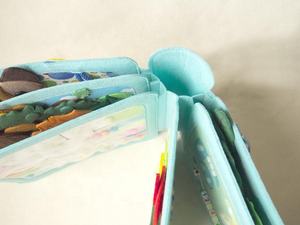 Jouet interactif pour les enfants, <span class=keywords><strong>livre</strong></span> en tissu, matériel en feutre, doux et silencieux, apprentissage <span class=keywords><strong>sensoriel</strong></span>, identification, pour bébés - Product Image 5