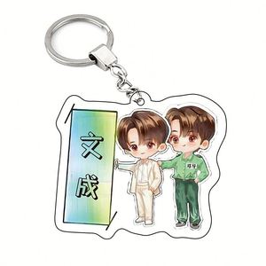 Double-layer Thickened Transparent Acrylic Keychain Hangers, Wholesale Acrylic Hangers, Cartoon <b>Keychains</b> - Product Image 1